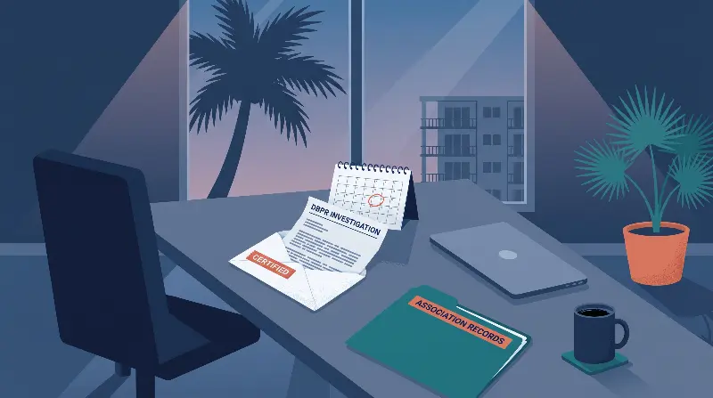 Florida DBPR complaint board playbook: 30-day clock, $5K/violation cap, jurisdictional triage, first 72 hours response sequence