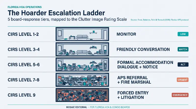The Hoarder Escalation Ladder full size