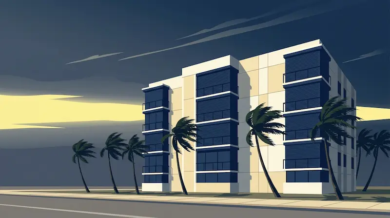 Florida HOA condo hurricane shutters and impact glass 2026