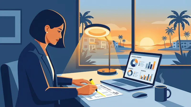 How to read an HOA balance sheet in Florida