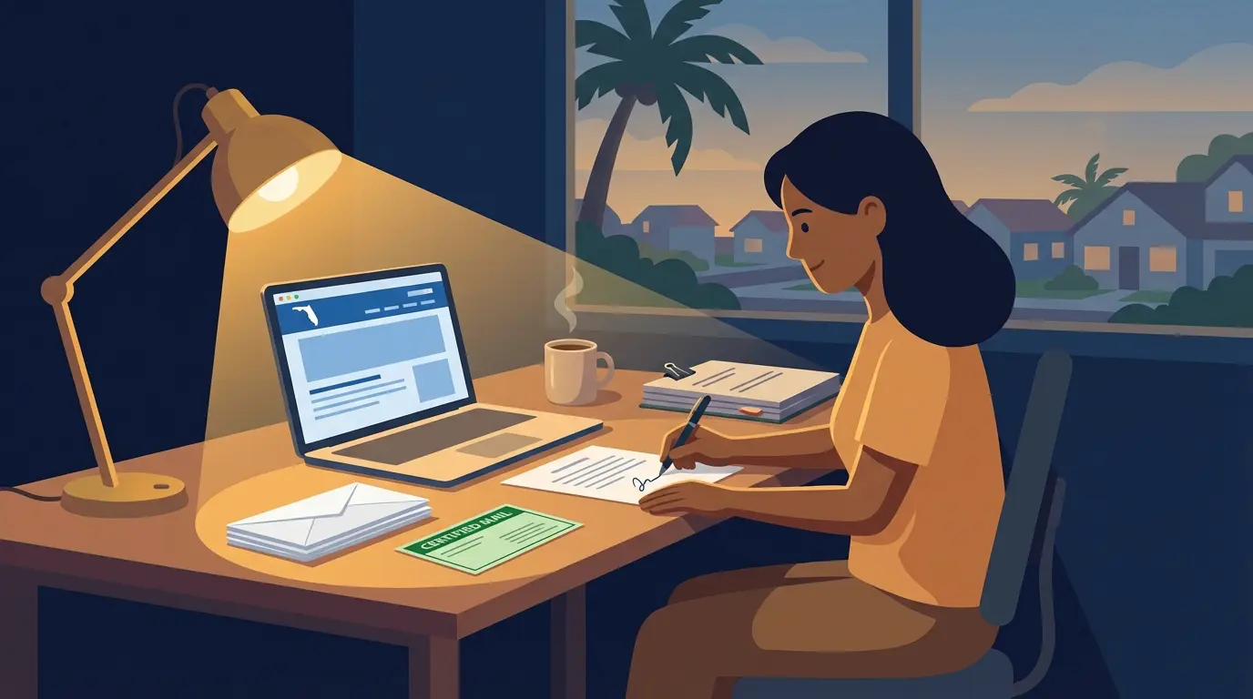 How to write a letter of request to your HOA in Florida