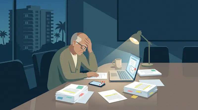 Florida HOA board member overwhelmed by volunteer workload