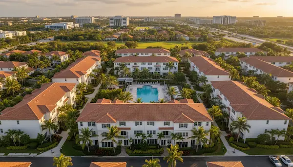 Small Florida townhome community